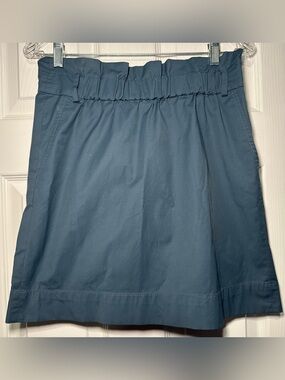 Banana Republic Slate Blue Paper Bag A-Line Skirt Size 2